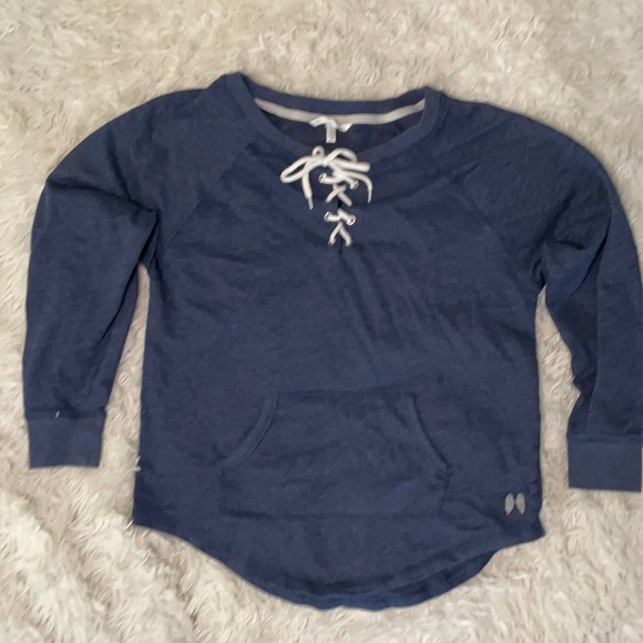 Victoria Secret Navy Sweatshirt -‎ Size Small - Picture 1 of 6